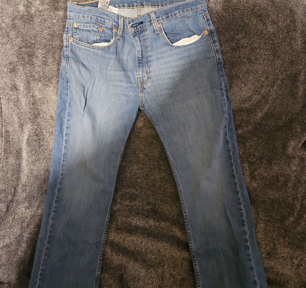 Levi's Blue Straight-Leg Jeans with Vintage Appeal